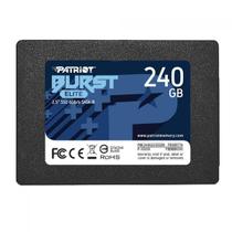 SSD Patriot Burst Elite, 240GB, Sata III, Leitura 450MB/s e Gravação 320MB/s, PE000776-PBE240GS25SSDR SSD Patriot Burst Elite, 240GB, Sata III, Leitura 450MB/s e Gravação 320MB/s, PE000776-PBE240GS25SSDR