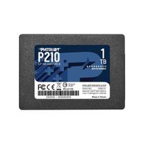 SSD Patriot P210, 1TB, 2.5", SATA 3, Leitura 520MB/s, Gravação 430MB/s, Preto - P210S1TB25 SSD Patriot P210, 1TB, 2.5", SATA 3, Leitura 520MB/s, Gravação 430MB/s, Preto - P210S1TB25