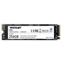 SSD Patriot P300, 256gb, M.2 Nvme 1.3, Leituras: 1700mb/s E Gravações: 1100mb/s - P300p256gm28