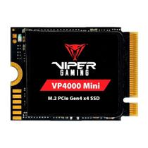 SSD Patriot Viper VP4000 Mini, 500GB, M.2 2230, NVMe PCIe Gen4 x4, Leitura 5000MB/s, Gravação 3500MB/s, Preto - VP4000M500GM23