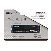 SSD PNY 500GB CS1031 M.2 2280 NVMe 1.3 PCIe Gen3 X4 - M280CS1031-500-CL