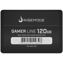 SSD Rise Mode Gamer Line 120GB, SATA, Leitura 535MB/s, Gravação 435MB/s - RM-SSD-120