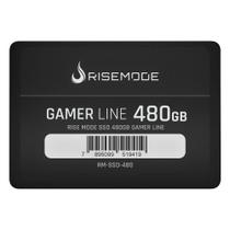 SSD Rise Mode Gamer Line, 480GB, SATA III, Leitura: 530MB/s, Gravação: 520MB/s, Preto - RM-SSD-480
