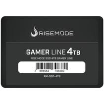 SSD Rise Mode Gamer Line 4TB SATA Leitura 535MBs Gravação 450MBs RMSSD4TB