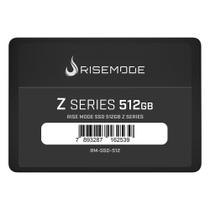 SSD Rise Mode Z Series, 512GB, SATA III, Leitura: 535MB/s, Gravação: 435MB/s, Preto - RM-SSD-512