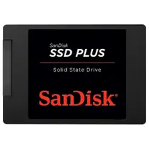 SSD SanDisk Plus, 1TB, SATA III, 2.5", Leitura: 535MB/s, Gravação: 350MB/s, Preto - SDSSDA-1T00-G27