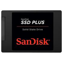 SSD SanDisk Plus, 1TB, SATA III, 2.5", Leitura: 535MB/s, Gravação: 350MB/s, Preto - SDSSDA-1T00-G27