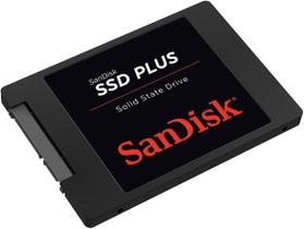 SSD Sandisk Plus, 240GB, SATA, Leitura 530MB/s, Gravação 440MB/s