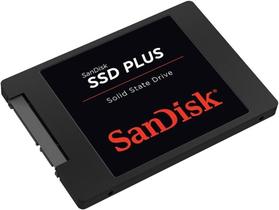 SSD SanDisk Plus 480GB SATA III 6GBs Leitura 535MBs Gravação 445MBs Preto SDSSDA480GG26