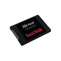 SSD SanDisk Plus 480GB - Velocidade de Leitura 535MB/s - Placa Mãe Integrada - Preto