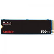 SSD SanDisk Plus, 500GB, M.2 NVMe PCIe 3.0, Leitura 2400MBs e Gravação 1500MBs, SDSSDA3N-500G-G26 SSD SanDisk Plus, 500GB, M.2 NVMe PCIe 3.0, Leitura 2400MBs e Gravação 1500MBs, SDSSDA3N-500G-G26