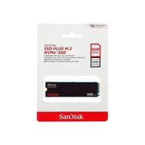 SSD Sandisk Plus 500GB NVMe M.2 2280 ate 2400MB/s