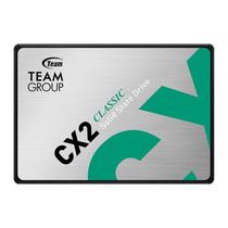 SSD Team Group CX2, 1TB, 2.5, Sata III 6GB/s, Leitura 540 MB/s, Gravacao 490 MB/s, T253X6001T0C101