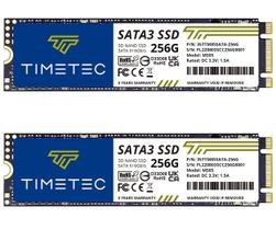 SSD Timetec 256 GBx2 (pacote com 2) 3D NAND TLC SATA III M.2 2280