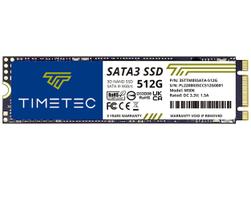 SSD Timetec 512 GB 3D NAND SATA III M.2 2280 NGFF para PC