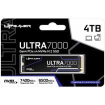 Ssd Upgamer Ultra 7000 4Tb M.2 2280 Nvme Leitura E Gravação 7000Mb/S - 8500Mb/S Gen4X4 Upultr7K-4Tsd Ssd Upgamer Ultra 7000 4Tb M.2 2280 Nvme Leitura E Gravação 7000Mb/S - 8500Mb/S Gen4X4 Upultr7K-4Tsd
