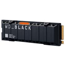 SSD WD Black SN850, 500GB NVMe, PCIe Gen4, Heatsink, Leitura: 7000MB/s e Gravação: 4100MB/s - WDS500G1XHE - WD_Black