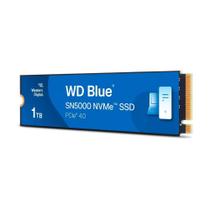 SSD WD Blue SN5000 NVMe, 1TB,M.2 PCLe, Gen4, nCache 4.0, Leitura 5.150MB/s e Gravação 4.900MB/s - WDS100T4B0E