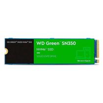 SSD WD Green 1TB SN350, M.2 2280, PCIe, NVMe, Leitura: 2400MB/s e Gravação:1850MB/s, VerdWDS100T2G0C
