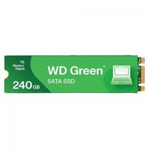 SSD WD Green 240GB, M.2, Leitura 545MBs e Gravação 465MBs, WDS240G3G0B