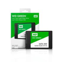 SSD WD Green 480GB, SATA 3, Leitura 545MB E Gravação 430MB WDS480G2G0A