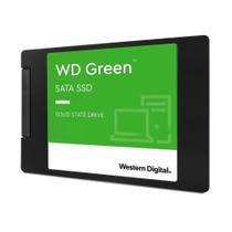 SSD WD Green, 480GB, SATA III, 2.5", Leitura: 545MB/s, Gravação: 430MB/s, Preto - WDS480G3G0A