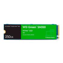 SSD WD Green SN350, 250GB, M.2 2280, PCIe NVMe, Leitura 2400 MB/s, Gravacao 1500 MB/s, WDS250G2G0C - Western Digital