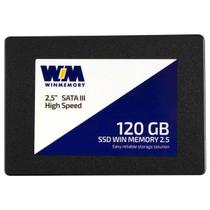 Ssd Winmemory 120gb Sata3 2.5 7mm Leitura 520mb/s Gravação 420mb/s - Hsssdc100/c120g
