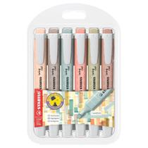 STABILO Swing Cool NatureCOLORS (1mm/4mm) - Kit com 6 - Cores Sortidas
