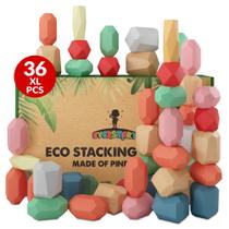 Stacking Blocks EVERSMART Montessori Toy 36 unidades para crianças