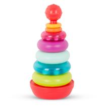 Stacking Rings B. toys B. Conjunto de mordedores coloridos para bebês com mais de 6 m