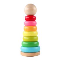 Stacking Rings Toy GEMEM Rainbow Stacker para bebês com mais de 18 milhões de anos