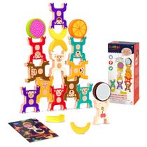 Stacking Toy Battat Education Wooden Stacking Monkeys 3 anos ou mais