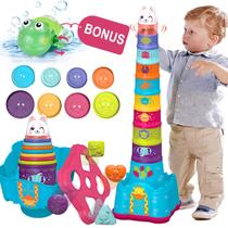 Stacking Toys LtKfffdp Baby para crianças de 1 a 3 anos com classificador de formas