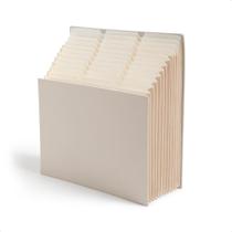 Stadium File SMEAD expansível de 12 bolsos para arquivos bege