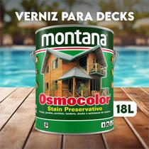 Stain Castanho Deck 18 Litros Para Madeira Decks De Piscina