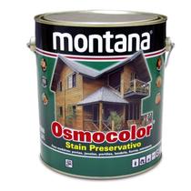 Stain Natural UV Gold Montana 3,6L Acabamento Acetinado Hidrorrepelente Proteção Duradoura Osmocolor