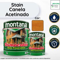 Stain Osmocolor Canela Acetinado 3,6L Montana Proteção e Acabamento Premium para Madeira Stain Osmocolor Canela Acetinado 3,6L Montana Proteção e Acabamento Premium para Madeira