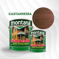 Stain Osmocolor Castanheira Acetinado 900ml Montana Proteção e Acabamento Premium para Madeira