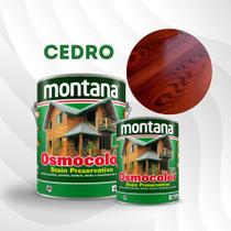 Stain Osmocolor Cedro Acetinado 900ml Montana Proteção e Acabamento Premium para Madeira