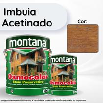 Stain Osmocolor Imbuia Acetinado 3,6L Montana Proteção e Acabamento Premium para Madeira