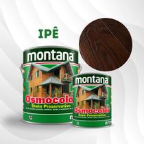 Stain Osmocolor Ipê Acetinado 3,6L Montana Madeira Verniz