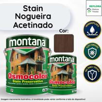 Stain Osmocolor Nogueira Acetinado 3,6L Montana Proteção e Acabamento Premium para Madeira Stain Osmocolor Nogueira Acetinado 3,6L Montana Proteção e Acabamento Premium para Madeira