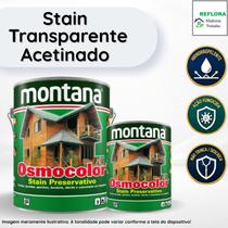 Stain Osmocolor Transparente Acetinado 3,6L Montana Proteção para Madeira Stain Osmocolor Transparente Acetinado 3,6L Montana Proteção para Madeira