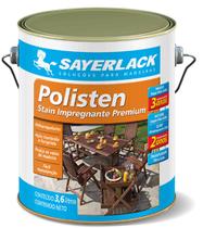 Stain Polisten Transparente Acetinado 3,6L Sayerlack Madeira Verniz