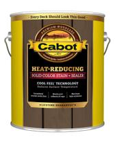 Stain + Sealer Cabot, redutor de calor, marrom equestre, 3,78 L