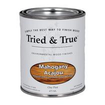 Stain Tried & True Mahogany 473 ml para projetos de madeira de interiores