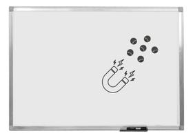 Stalo Quadro Branco Magnético Com Moldura De Alumínio Standart 90cm X 60cm Stalo Quadro Branco Magnético Com Moldura De Alumínio Standart 90cm X 60cm