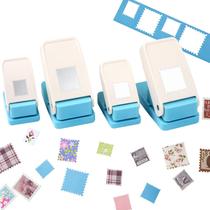 Stamp Puncher CYFUN DESIGN 4 unidades com orifício de 3,8 x 3,2 cm e 2,5 x 2 cm