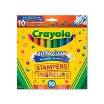 Stampers Markers Crayola Ultra-Clean, lavável, 10 unidades/pacote Stampers Markers Crayola Ultra-Clean, lavável, 10 unidades/pacote